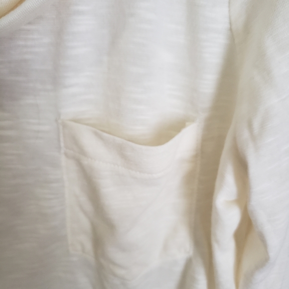 BANANA REPUBLIC | white long sleeve top - Picture 3 of 6